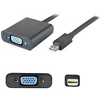 AddOn 8in Mini-DisplayPort 1.1 to VGA Male to Female Black Adapter Cable