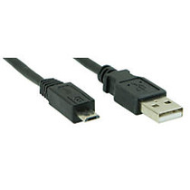 Ativa&trade; USB Device Cable, USB-A Male To Micro-B, 6'