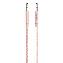 Belkin; MIXIT Metallic Auxiliary Cable, 4', Rose Gold