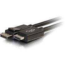 C2G 6ft DisplayPort Male to HD Male Adapter Cable - Black