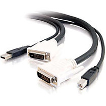 C2G 6ft DVI Dual Link + USB 2.0 KVM Cable