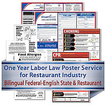 ComplyRight Federal, State And Restaurant Poster Subscription Service, Bilingual/English, New Hampshire