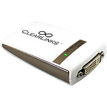 ClearLinks CL-UDVI-VGA USB 2.0 To DVI-VGA External Video Adapter