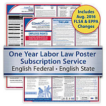 ComplyRight Federal/State Labor Law 1-Year Poster Service, Arkansas, English