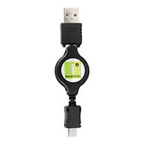 iEssentials Micro USB to USB Retractable Data Cable