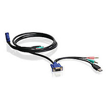 IOGEAR 6 ft VGA USB Audio/Mic KVM Cable