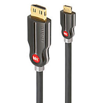 Monster Essentials Micro HDMI To HDMI Cable, 8', Black