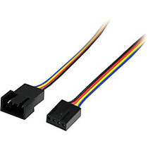 StarTech.com 12in 4 Pin Fan Power Extension Cable - M/F