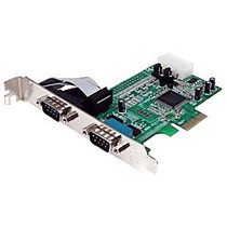 StarTech.com 2 Port Native PCI Express RS232 Serial Adapter Card with 16550 UART