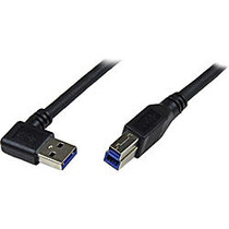 StarTech.com 3m Black SuperSpeed USB 3.0 Cable - Right Angle A to B - M/M