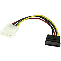 StarTech.com 6in 4 Pin Molex to SATA Power Cable Adapter