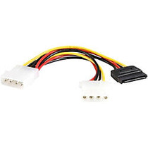 StarTech.com 6in LP4 to LP4 SATA Power Y Cable Adapter