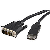 StarTech.com M/M DisplayPort to DVI Video Converter Cable, 6 ft