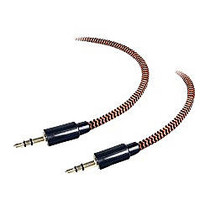 Tough Tested 6FT. Braided Fabric Cable 3.5MM Aux.