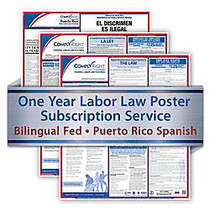 ComplyRight Federal/State Labor Law Posters And 1-Year Subscription Service, Bilingual/Spanish, Puerto Rico