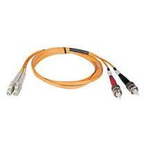 Tripp Lite 2M Duplex Multimode 50/125 Fiber Optic Patch Cable LC/ST 6' 6ft 2 Meter