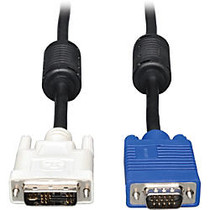 Tripp Lite 6ft DVI to VGA Monitor Cable Shielded with RGB High Resolution DVI-A to HD15 M/M 6'