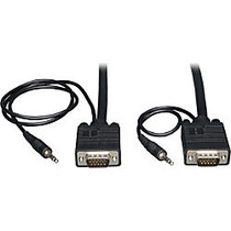 Tripp Lite VGA Coax High Resolution Monitor Cable Audio HD15 3.5mm