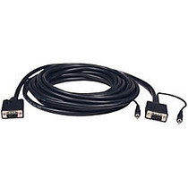 Tripp Lite VGA Coax Monitor Cable with audio, Plenum Rated High Resolution cable with RGB coax