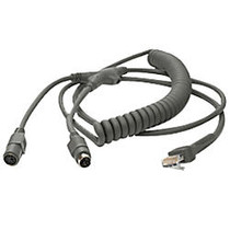 Zebra Keyboard Wedge Coiled Cable