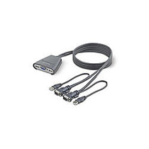 Belkin 2-Port KVM Switch with Built-In Cabling