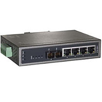 Level One IFE-0502 4-Port 10/100 w/1-Port SC Single mode PoE Industrial Switch