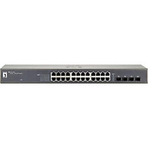 LevelOne GEU-2429 24-Port Gigabit w/4 SFP Gig Ports 19 Rack Mountable Switch