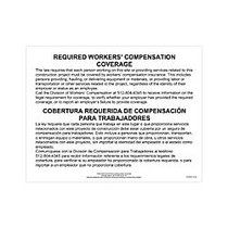 ComplyRight State Specialty Poster, English/Spanish, Texas, Workers' Comp Coverage, 11 inch; x 17 inch;