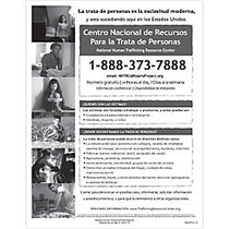 ComplyRight State Specialty Poster, Spanish, Alabama, Human Trafficking, 8 1/2 inch; x 11 inch;