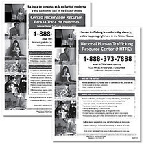 ComplyRight State Specialty Posters, English/Spanish, Alabama, Human Trafficking, 8 1/2 inch; x 11 inch;, Pack Of 2