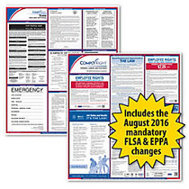 ComplyRight&trade; Connecticut Federal/State Labor Law Poster Kit, Hotel Industry, 37 inch; x 24 inch;