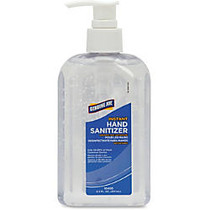 Genuine Joe Instant Hand Sanitizer Gel - Neutral Scent - 8.5 fl oz (251.4 mL) - Pump Bottle Dispenser - Kill Germs - Hand - Clear - Bio-based, Moisturizing - 24 / Carton