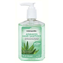 Highmark&trade; Hand Sanitizer With Aloe, 8 Oz