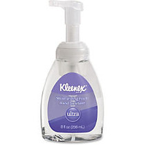 Kleenex Ultra Moisturizing Foam Hand Sanitizer - 8 fl oz (236.6 mL) - Bacteria Remover - Skin, Hand - Clear - Dye-free, Anti-bacterial, Non-sticky, Moisturizing - 1 Each