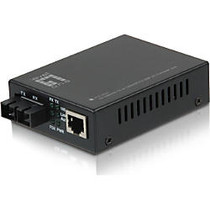 LevelOne FVT-2001 10/100BASE-TX to 100BASE-FX MMF SC Mini Media Converter, 2km