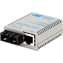 miConverter/S 10/100 Ethernet Fiber Media Converter RJ45 SC Multimode 5km