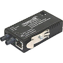 Transition Networks Industrial Mini 10/100 Bridging Media Converter