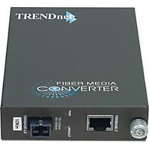 TRENDnet Intelligent 1000Base-TX to 1000Base-FX Dual Wavelength Single Mode SC Fiber Converter TX1310