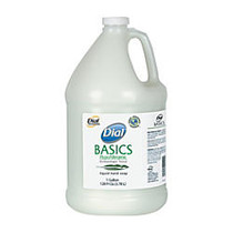 Dial Basics Hypoallergenic Liquid Soap, Honeysuckle Scent, 1 Gallon, Case Of 4