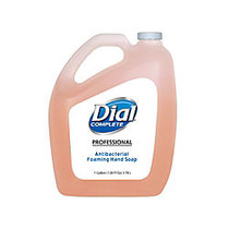 Dial Complete; Foaming Antibacterial Hand Wash, Original Scent, 1 Gallon Refill