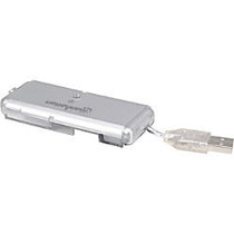 Manhattan 4-Port Hi-Speed USB Pocket Hub, Bus Power