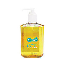 GOJO MICRELL Antibacterial Lotion Soap, Unscented Liquid, 8 oz Pump