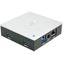 SIIG USB 3.0 & 2.0 Hub with Gigabit Ethernet and 5V/4A Adapter