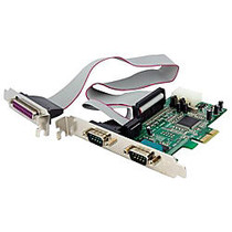 StarTech.com 2S1P Native PCI Express Parallel Serial Combo Card with 16550 UART