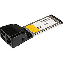 StarTech.com 4 Port ExpressCard Laptop USB 2.0 Adapter Card