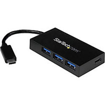 StarTech.com 4 Port USB 3.0 Hub - USB-C to 1x USB-C and 3x USB-A - Portable USB C Hub - USB Type C Hub - USB Type-C Hub