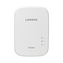 Linksys; PLEK500 Powerline HomePlug AV2 1-Port Gigabit Network Adapter Kit