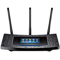 TP-Link; AC1900 Touchscreen Dual Band Gigabit Wireless Wi-Fi Router, Touch P5
