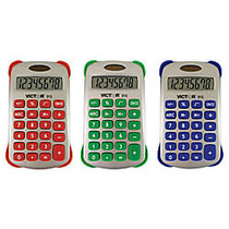 Victor; Colorful 8-Digit Handheld Calculators, Pack Of 5