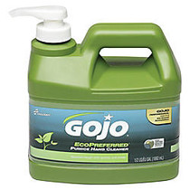 SKILCRAFT; GOJO Eco-Preferred Pumice Hand Cleaner, Lime Scent, 1 Gallon, Pack Of 6 (AbilityOne 8520-01-647-1707)